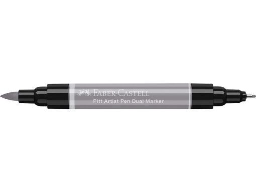 Faber Castell Tekenstift Faber-Castell Pitt Artist Pen duo marker 272 warmgrijs III