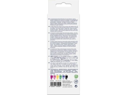 Faber Castell Duo aquarelmarker Faber-Castell Goldfaber etui 6 stuks      Graffiti