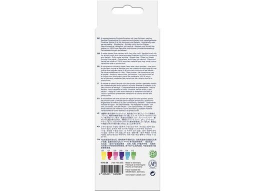 Faber Castell Duo aquarelmarker Faber-Castell Goldfaber etui 6 stuks      Candy shop