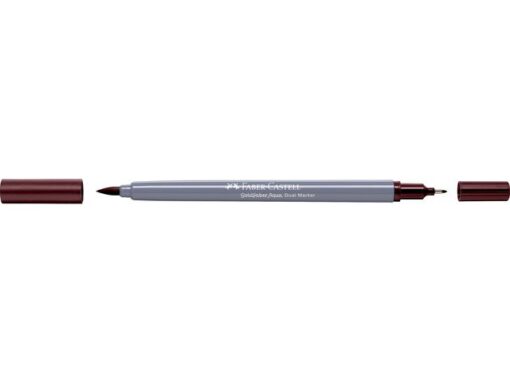 Faber Castell Duo aquarelmarker Faber-Castell Goldfaber 263 violet caput mortuum