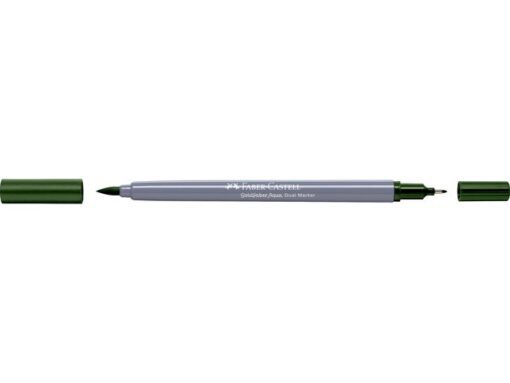 Faber Castell Duo aquarelmarker Faber-Castell Goldfaber 267 dennengroen