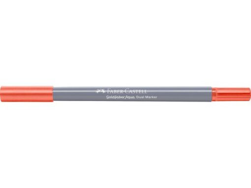 Faber Castell Duo aquarelmarker Faber-Castell Goldfaber 115 donker cadmium oranje