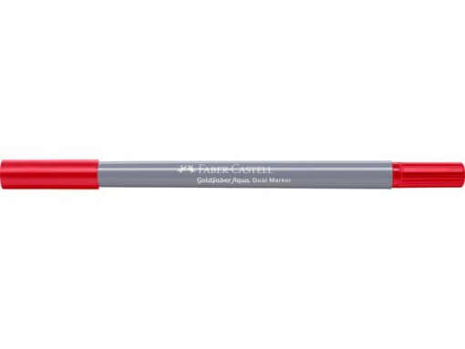 Faber Castell Duo aquarelmarker Faber-Castell Goldfaber 121 geraniumrood fel