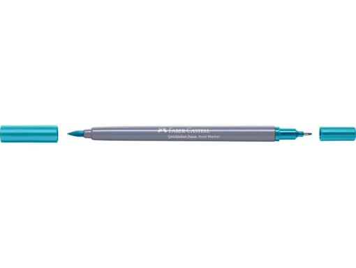 Faber Castell Duo aquarelmarker Faber-Castell Goldfaber 154 licht kobalt  turquoise