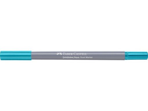 Faber Castell Duo aquarelmarker Faber-Castell Goldfaber 154 licht kobalt  turquoise