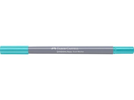 Faber Castell Duo aquarelmarker Faber-Castell Goldfaber 356 licht kobalt  groen