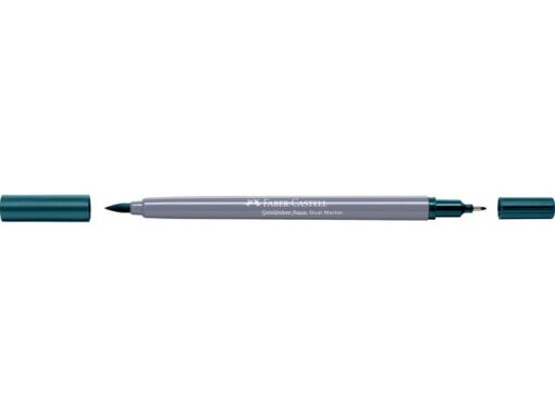 Faber Castell Duo aquarelmarker Faber-Castell Goldfaber 158 diep kobalt groen