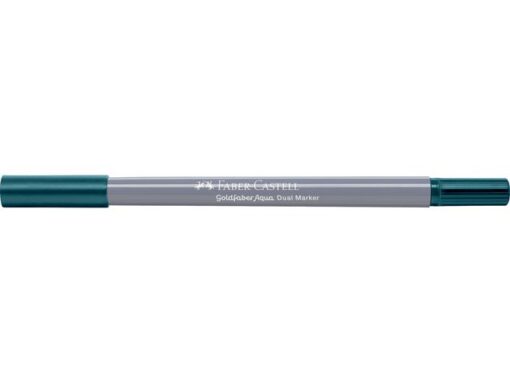 Faber Castell Duo aquarelmarker Faber-Castell Goldfaber 158 diep kobalt groen