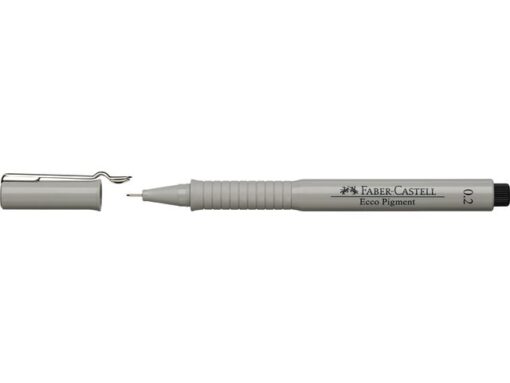 Tekenpen Faber Castell Ecco Pigment 0,2 mm zwart