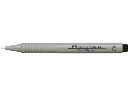 Tekenpen Faber Castell Ecco Pigment 0,2 mm zwart