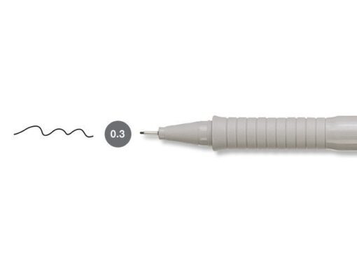 Faber Castell tekenpen Faber-Castell Ecco Pigment 0,3 mm zwart