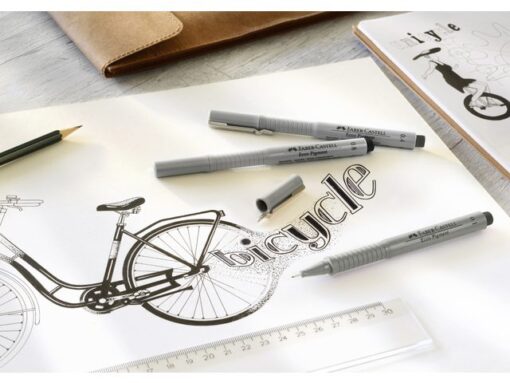 Faber Castell tekenpen Faber-Castell Ecco Pigment 0,3 mm zwart