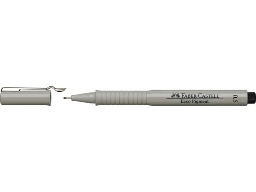 Faber Castell tekenpen Faber-Castell Ecco Pigment 0,5 mm zwart
