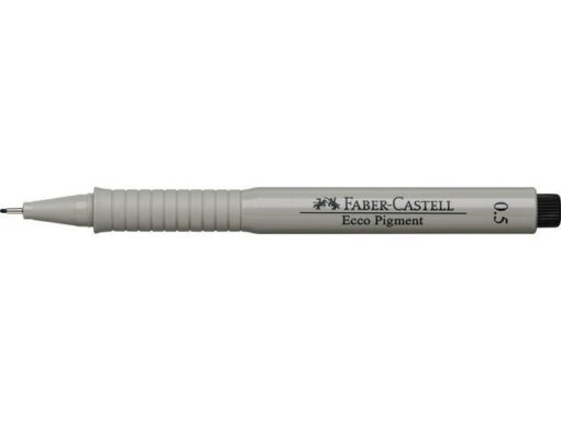Faber Castell tekenpen Faber-Castell Ecco Pigment 0,5 mm zwart