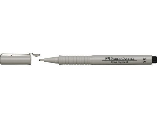 Tekenpen Faber Castell Ecco Pigment 0,8 mm zwart