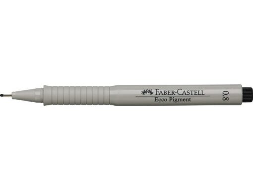 Tekenpen Faber Castell Ecco Pigment 0,8 mm zwart