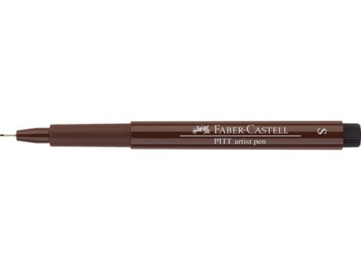 Faber Castell Tekenstift Faber-Castell Pitt Artist Pen S donker sepia