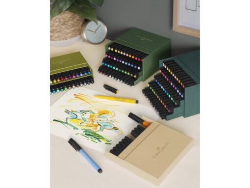 Faber Castell Tekenstift Faber-Castell Pitt Artist Pen Brush 12dlg studiobox
