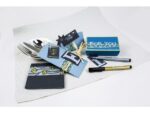 Faber Castell Tekenpen Faber-Castell Pitt Artist Pen Metallic 1.5,        display met drie kokers, 90 losse pennen assorti