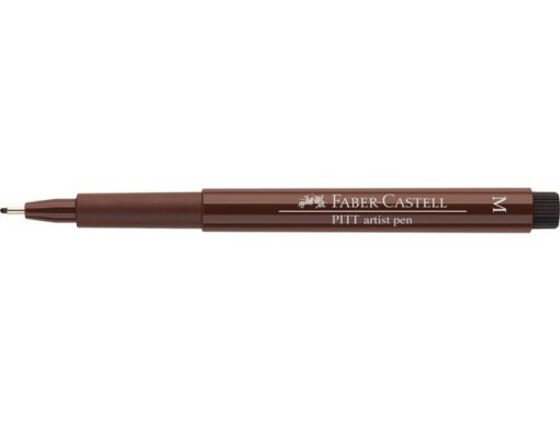 Faber Castell Tekenstift Faber-Castell Pitt Artist Pen M donker sepia