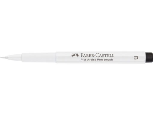 Faber Castell Tekenstift Faber-Castell Pitt Artist Pen B 101 wit