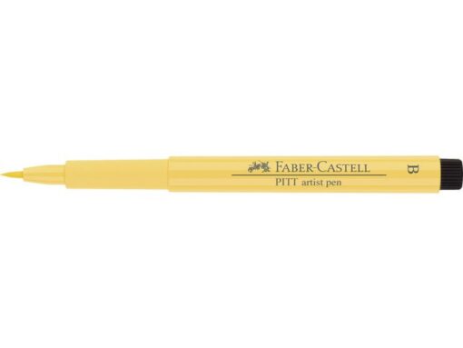 Faber Castell Tekenstift Faber-Castell Pitt Artist Pen Brush 108 donker   cadmium geel