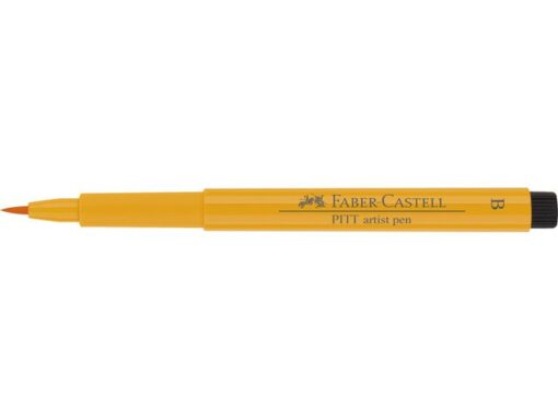 Faber Castell Tekenstift Faber-Castell Pitt Artist Pen Brush 109          chroomgeel donker