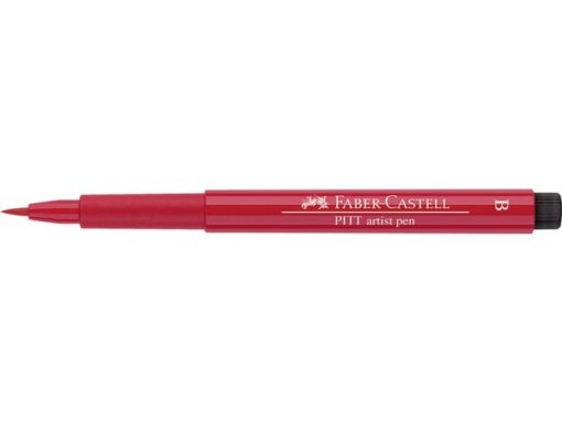 Faber Castell Tekenstift Faber-Castell Pitt Artist Pen Brush 121          geraniumrood fel