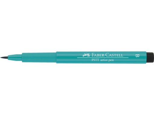 Faber Castell Tekenstift Faber-Castell Pitt Artist Pen Brush 156          kobaltgroen