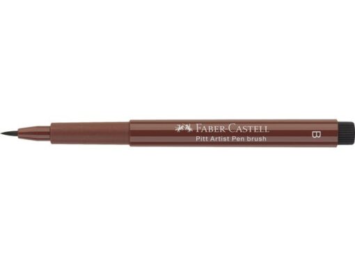 Faber Castell Tekenstift Faber-Castell Pitt Artist Pen Brush 169 caput    mortuum
