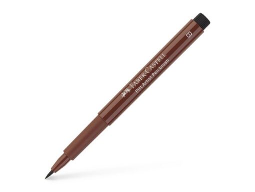 Faber Castell Tekenstift Faber-Castell Pitt Artist Pen Brush 169 caput    mortuum