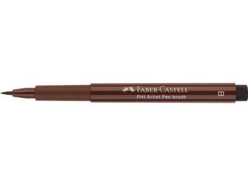 Faber Castell Tekenstift Faber-Castell Pitt Artist Pen Brush 175 donker   sepia
