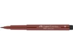 Faber Castell Tekenstift Faber-Castell Pitt Artist Pen Brush 192 indisch  rood