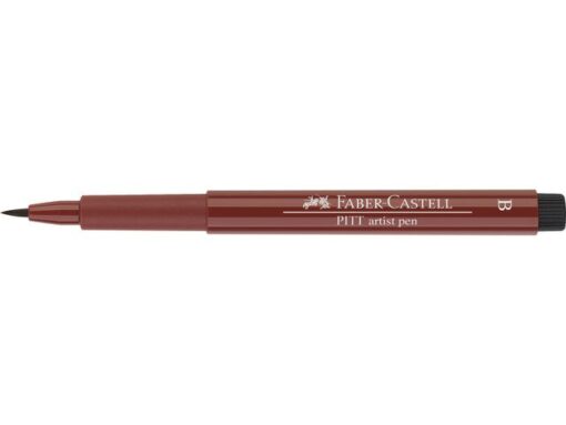 Faber Castell Tekenstift Faber-Castell Pitt Artist Pen Brush 192 indisch  rood