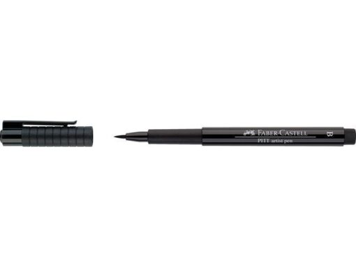 Faber Castell Tekenstift Faber-Castell Pitt Artist Pen Brush 199 zwart