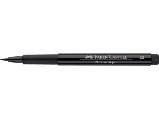 Faber Castell Tekenstift Faber-Castell Pitt Artist Pen Brush 199 zwart