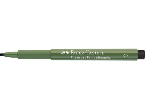 Faber Castell Kalligrafiepen Faber-Castell Pitt C 174 chroomgroen ondoorzichtig