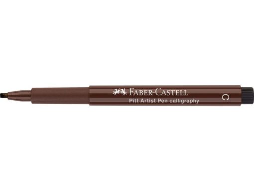 Faber Castell Kalligrafiepen Faber-Castell Pitt C 175 donker sepia