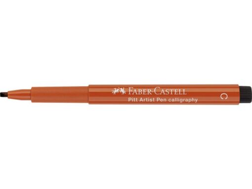 Faber Castell Kalligrafiepen Faber-Castell Pitt C 188 bloedrood