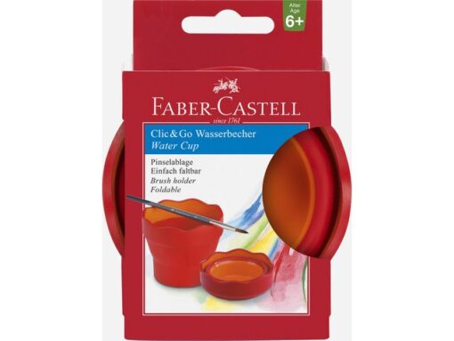 Faber Castell Watercup Faber-Castell Clic & Go roze / oranje