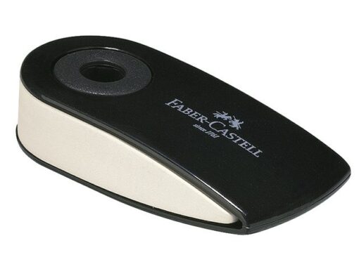 Faber Castell gum Faber-Castell SLEEVE MINI zwart