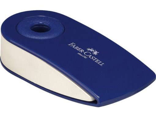 Faber Castell gum Faber-Castell SLEEVE MINI rood/blauw display a 24       assorti