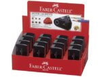 Faber Castell puntenslijper Faber-Castell "Sleeve" zwart 2-gaats