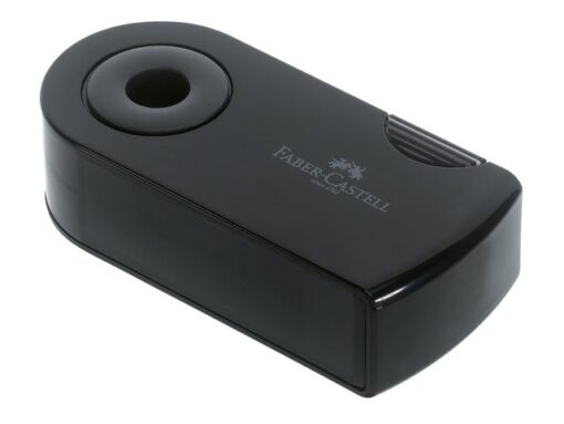 Faber Castell puntenslijper Faber-Castell "Sleeve" zwart 2-gaats