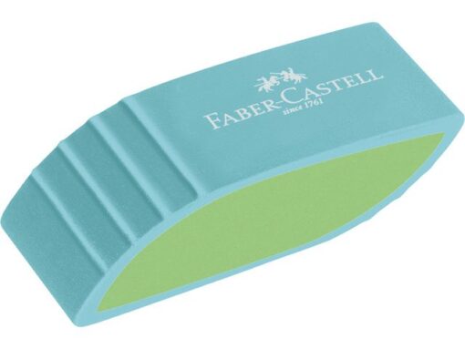 Faber Castell gum Faber-Castell Bicolor in 3 assorti kleuren display a 24 stuks