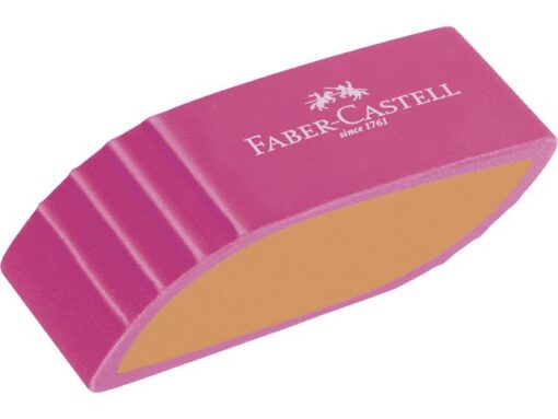 Faber Castell gum Faber-Castell Bicolor in 3 assorti kleuren display a 24 stuks