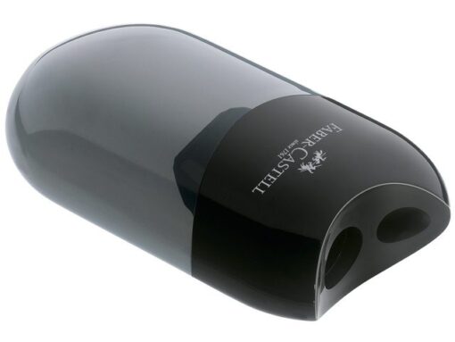 Faber Castell Puntenslijper Faber-Castell met afvalkoker zwart