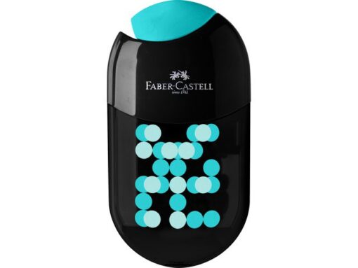 Faber Castell Puntenslijper Faber-Castell Two Tone duo slijper+gum 18     stuks