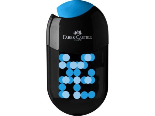 Faber Castell Puntenslijper Faber-Castell Two Tone duo slijper+gum 18     stuks