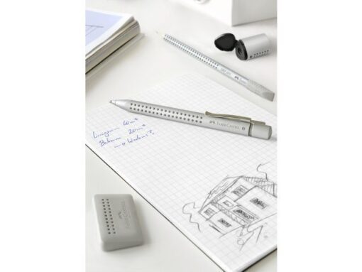 Faber Castell puntenslijper Faber-Castell GRIP 2001 mini zilver